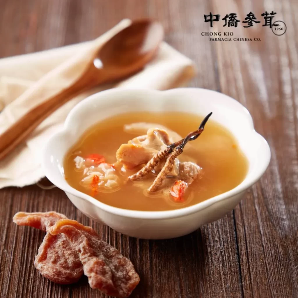 Huaiqi Cordyceps Pearl Meat Soup