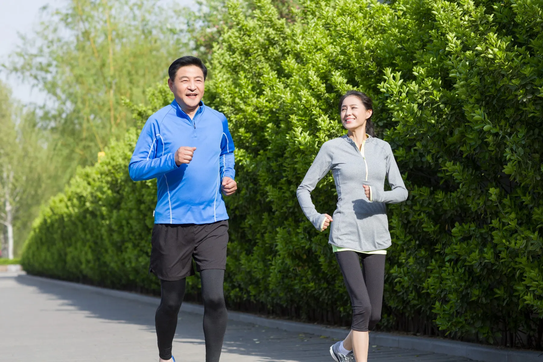 running